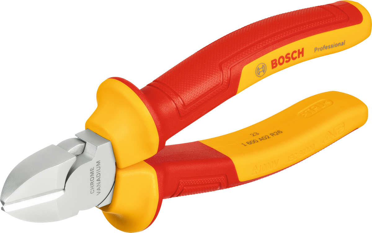 Stranske ščipalne klešče VDE 160 mm, za profesionalno uporabo